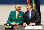 Luciano Hang e Jair Bolsonaro