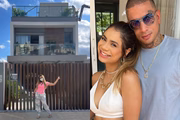 Lexa em sua nova casa e cantora com MC Guimê
