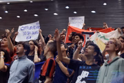 Protestos na Alesp durante discussão sobre a PEC do Manejo