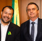 Ramiro com Bolsonaro em janeiro de 2022