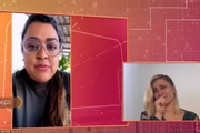 Preta Gil e Carolina Dieckmann no Encontro