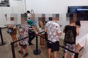 Unidade da World para escaneamento de íris na Penha