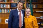 Haddad e Gleisi