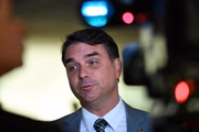 Senador Flávio Bolsonaro (PL-RJ) concede entrevista