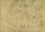 A Barca (1941) - gravura, água-forte e papel, de Cândido Portinari 
