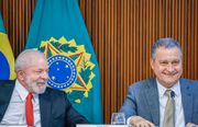 Lula e Rui Costa, em reunião ministerial de abril de 2023
