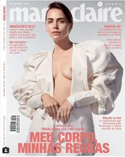 Ela foi destaque da revista Marie Claire ao posar de topless para a capa
