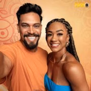 O rapaz faz dupla com a amiga, Aline Patriarca