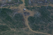 Estrada em Porto Velho (RO), próximo ao território da floresta