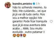 Leandro Amieiro, ex de Debby Lagranha, soltou o verbo nas redes sociais após atriz assumir namorado