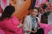 Evelin compartilhou sua história no evento do Coletivo Pink, em comemoração ao Outubro Rosa