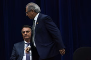 Bolsonaro e o ministro da Economia, Paulo Guedes