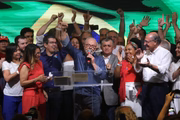 Lula discursa após a vitória nas urnas