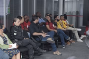 E representantes da Raça Rubro-Negra, Urubuzada e Torcida Jovem, pelo Flamengo