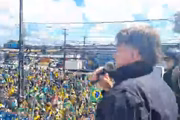 Na ocasião, voltou a cobrar apoiadores por manifestações em 7 de Setembro