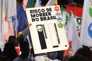 Manifestação contra o presidente Jair Bolsonaro em São Paulo