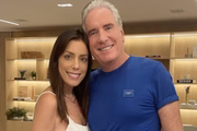 Fabiana Justus com o pai, Roberto Justus