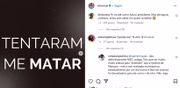 Print mostra reação da cantora Fafá de Belém e do deputado Orlando Silva em mensagem do ex-ministro Silvio Almeida