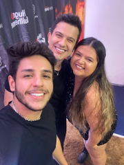 Monalisa com Hugo e Guilherme