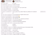 O acusado também publicava mensagens aparentemente alucinadas, chegando a citar alienígenas 