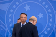 Presidente Jair Bolsonaro e ministro Milton Ribeiro