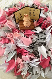 Os primeiros 100 clientes do MaYuu vão ganhar origamis de tsuru