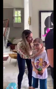 Thyane Dantas também recebeu o menino
