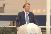 Bolsonaro discursa na Expo Dubai