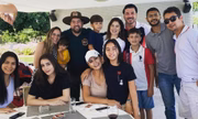 Churrasco em comemoração ao Dia das Mães, no Palácio da Alvorada, no domingo (9/5)