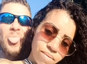 O casal Gilberto Nogueira e Daiane dos Santos Faria, de SP: ela foi condenada por cortar o pênis dele