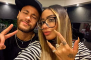 Rafaella Santos e o irmão, Neymar