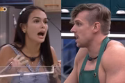 Larissa e Cristian discutem no BBB