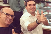 Fabrício Queiroz e Flávio Bolsonaro