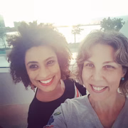 Fernanda Chaves e Marielle Franco