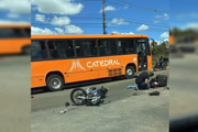 Motociclista de 18 anos se feriu