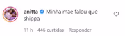 A mãe de Anitta aprova