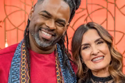 Manoel Soares e Fátima Bernardes