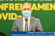 Ministro da Saúde presta esclarecimento à Comissão da Covid-19, no Senado