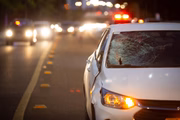 Motorista de carro envolvido no acidente não se feriu