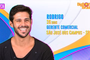 Rodrigo tem 36 anos e é natural de São José dos Campos, interior de São Paulo. Formado em Administração, trabalha como gerente comercial