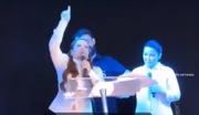 Maiara e Maraísa cantam em culto de homenagem a Marília Mendonça em Goiânia, Goiás
