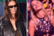 Famosas abusam da transparência no Lollapalooza
