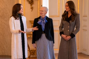 Princesa Mary, rainha Margrethe e Kate Middleton