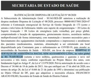 Outro contrato sob suspeita: o hospital de campanha no Mané Garrincha