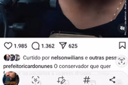 Na postagem, Nunes questionava posições ideológicas de Marçal 