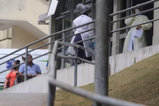 Movimentação no Hospital Geral Vila Penteado, exclusivo para atendimento de Covid-19