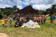 Funai distribui 35 toneladas de alimentos no território Yanomami