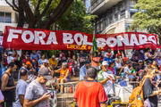 Jair Bolsonaro enfrentou protestos em seu primeiro Dia do Trabalhador como presidente (Cris Faga/Anadolu Agency/Getty Images)