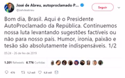 José de Abreu, porém, tem levado o assunto adiante