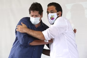 Jilmar Tatto e Guilherme Boulos